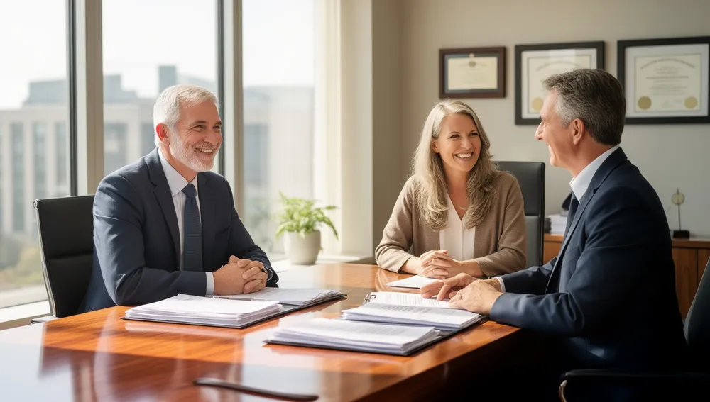 Clients meeting with a trusted estate planning advisor in Goodyear, AZ