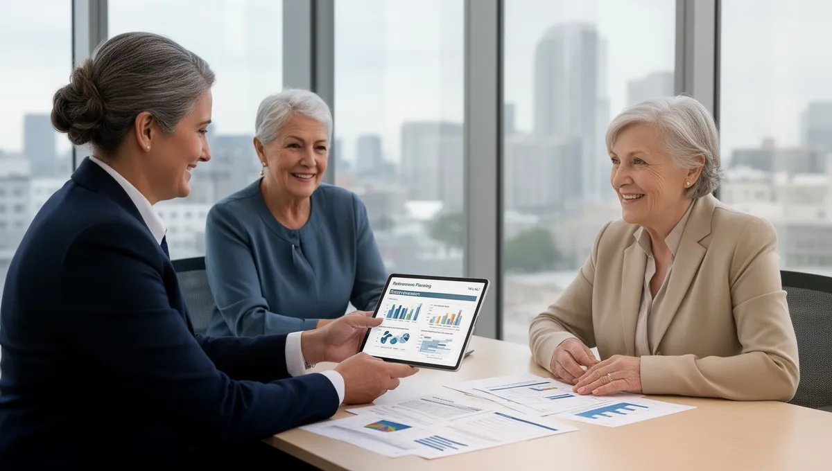 A Dominion Private Wealth advisor meeting with clients