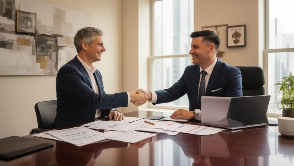business owner wealth planning trusted advisor meeting