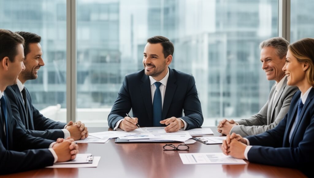 corporate retirement plans trust advisor client meeting